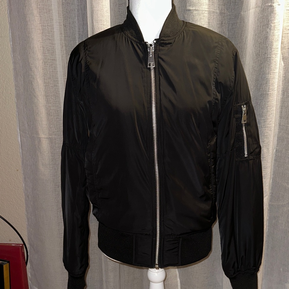 ASOS Men's-S/Women’s-M Black Bomber Jacket